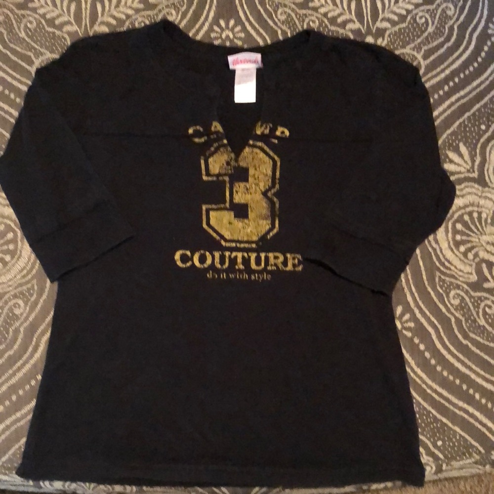 Camp Couture 3/4 sleeve shirt